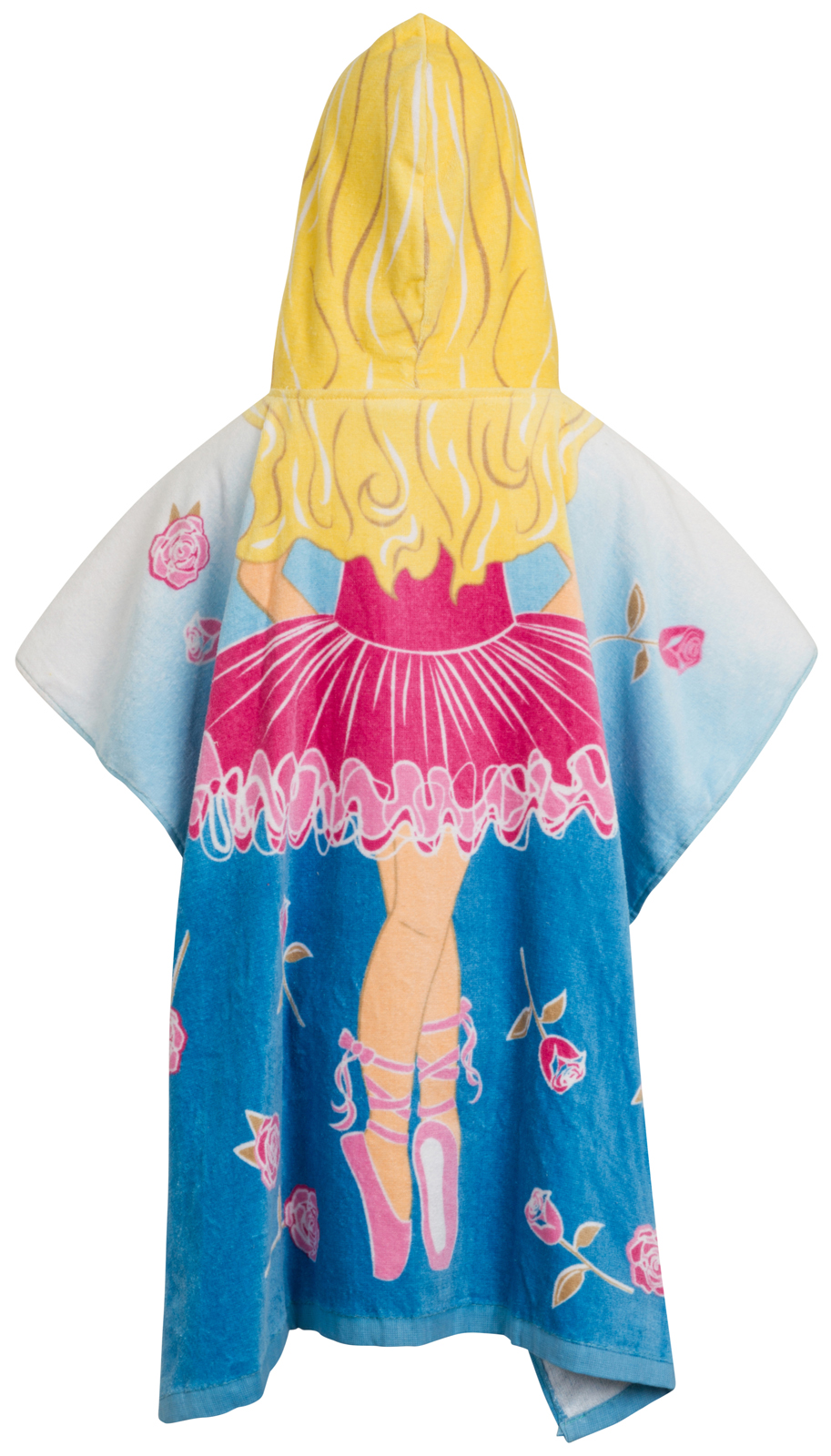 Childrens Hooded Beach Towel Bath Swimming Towel Boys Girls Character